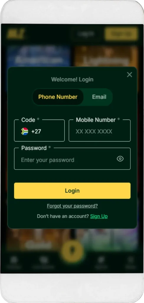 Mzansibet Login