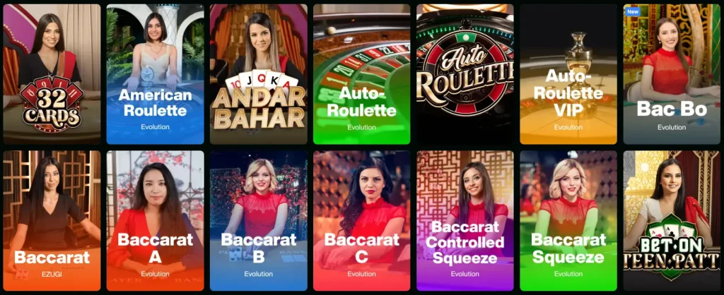 Mzansibet table games
